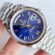 NEW Upgraded Copy Rolex DayDate ii Blue Face Stainless Steel President Watch V3 (5)_th.jpg